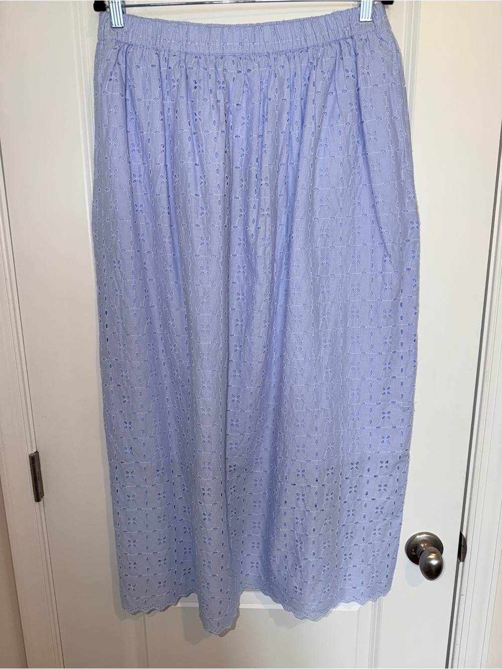 Universal Thread, Lilac Eyelet Crop Top and Matching Maxi Skirt, M - Picture 9 of 12